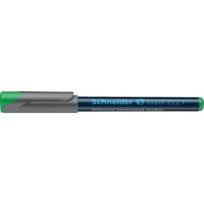 Marqueur universel Maxx 222 Pointe Fine Permanent vert - SCHNEIDER