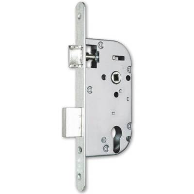 Serrure axe 40 NF Métalux clé L gauche sans gâche réversible (CDT25) - aspect inox - EURO-ELZETT - G838E0D7K4L ROZ - Maxoutil