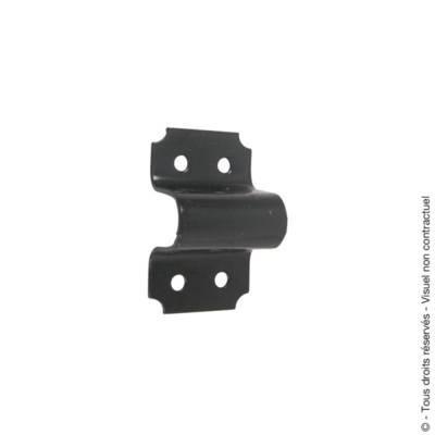 Gâche ronde noir - Ø16 mm - Gedimat - AFBAT