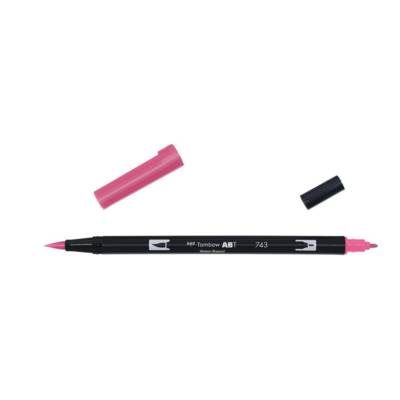 Feutre Dessin Double Pointe ABT Dual Brush Pen 743 rose chaud