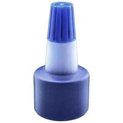 Flacon D'encre Pour Tampon Encreur 30 ml Bleu