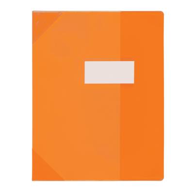 Protège-cahier PVC 150 Strong Line 17x22 cm Translucide orange