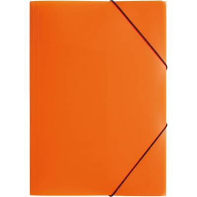 Chemise A3 à rabats en PP orange