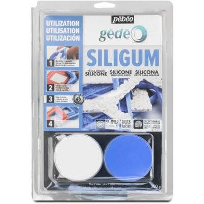 Gédéo Siligum 300 G - Pâte Siligum Spécial Création de Moule - PÉBÉO
