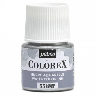 Encre colorex 45ml argent