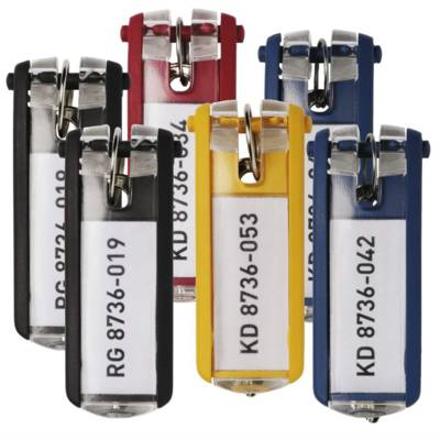 Sachet 24 KEY CLIP couleurs assorties