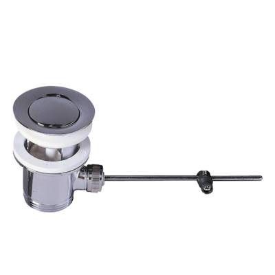 Bonde lavabo sans tirette - laiton chromé - Gedimat - WIRQUIN