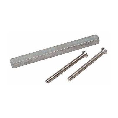 Sachet avec carré 125 mm + 2 vis 5x90 mm PRODIF permet épaisseur profil PVC de 90 mm - Maxoutil