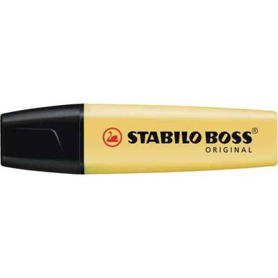 Surligneur BOSS ORIGINAL Pastel Pointe Biseautée 2-5 mm Jaune Pastel