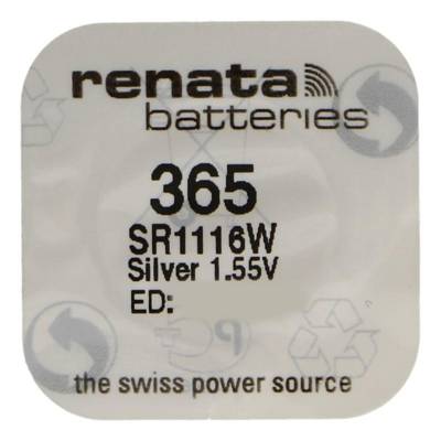Pile bouton Silver Oxyde 365  / SR1116W  0% mercure