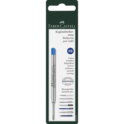 Recharge Stylo Bille Pointe XB large Bleu