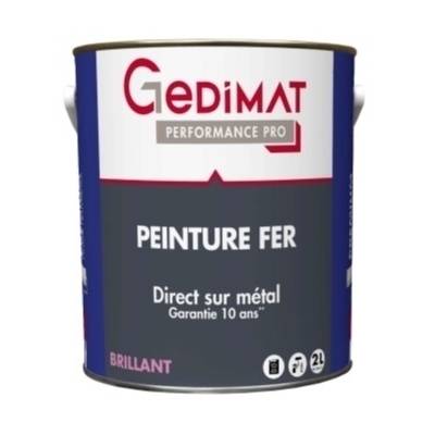 GEDIMAT peinture spéciale fer 2l - Gedimat