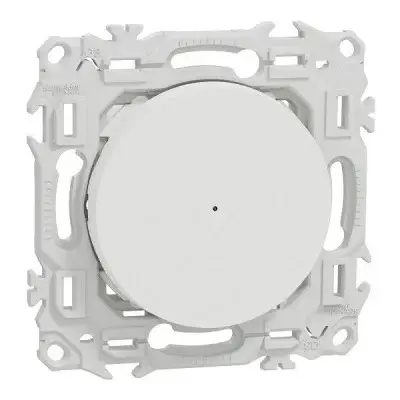 Bouton poussoir connecté 3 fils 10A zigbee - blanc craie - SCHNEIDER - S920530 - Schneider Electric