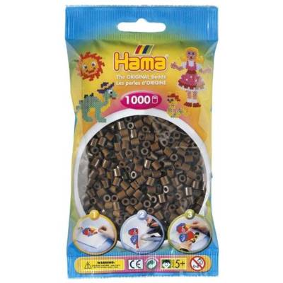 Sachet de 1000 Perles à repasser midi 5 mm Marron