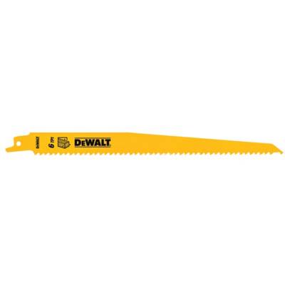 Lame scie sabre BIM Plungepoint DEWALT pour coupe bois 228 mm - DT2349-QZ - Maxoutil
