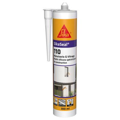 Mastic silicone SIKASEAL 110 blanc - Gedimat