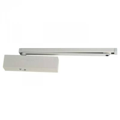 Ferme-porte GR500 GROOM - Force 3 à 5 - bras anti-vandalisme - blanc - GR500517 - GROOM FERMETURES SA