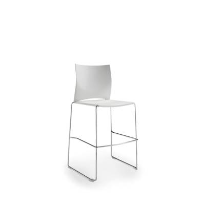 Tabouret de bar BEW assise et dossier - Mobilier - Collectivité