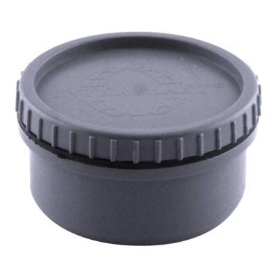 Tampon de visite PVC mâle pour tube d'évacuation - D100 - Gedimat - FITT