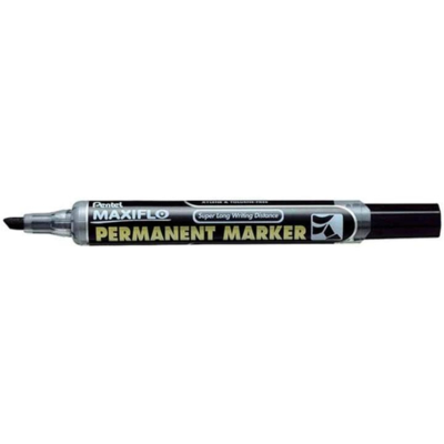 Marqueur Permanent MAXIFLO NLF60 Pointe Biseautée 1 - 3,5mm Noir - Pentel