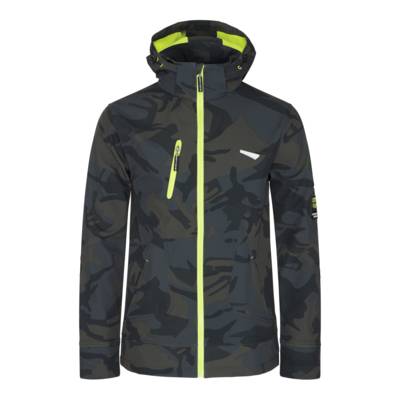 Blouson de travail BOREL woodland/jaune fluo - Gedimat