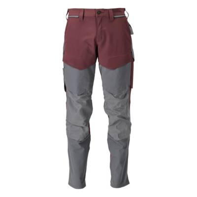 Pantalon avec poches genouillères MASCOT Ultimate - Bordeaux - Taille 62 - Entrejambe 82 - 22379-311-2289-82C68