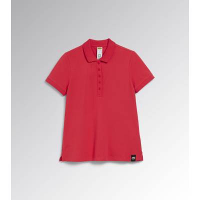 Polo manche courte de travail femme ATHENA rouge hibiscus - Gedimat - DIADORA SPA