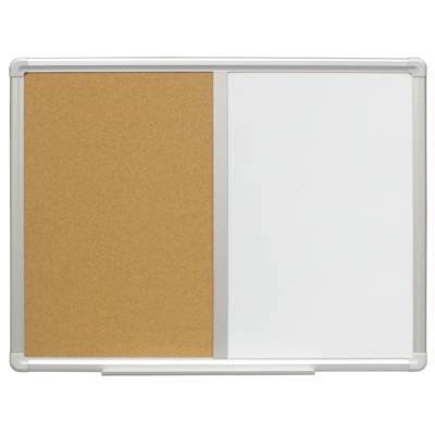 Panneau d'affichage bivalent Gamme Première - Surface liège + laquée