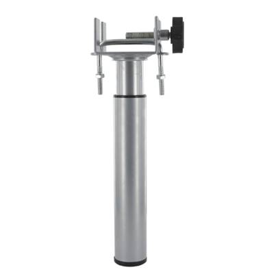 Pied de sommier réglable 170 à 250 mm en acier époxy gris alu - Gedimat - NORAIL
