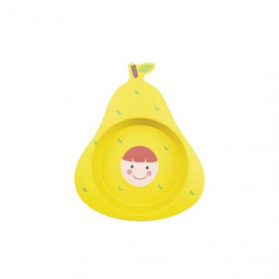 Assiette plate décor fruit ou légume en mélamine - Lot de 3 minimumu