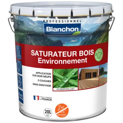 Saturateur bois environnement biosource 20l gris vieilli - blanchon - 08102958