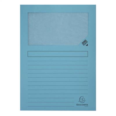 Paquet de 100 chemises à fenetre Forever - 22x31cm - Bleu clair