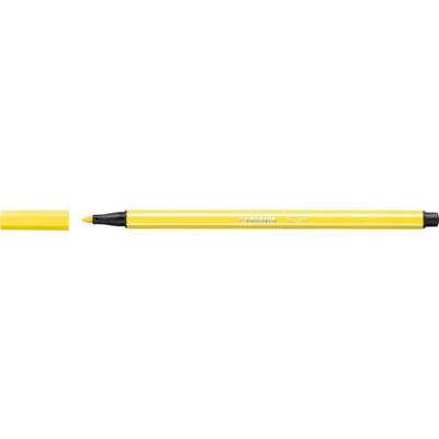 Feutre de Dessin PEN 68 Pte ogive Moyenne 1 mm Jaune citron - STABILO