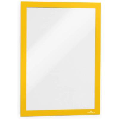 Pack 2 Cadres d'affichage Magnétique DURAFRAME A4 Jaune