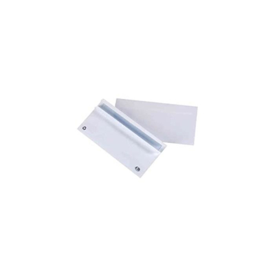 Bte 500 Enveloppes blanches 80g C6 114 x 162 mm Auto Adhésive