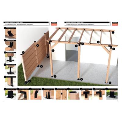 Equerre d'assemblage 90° - 113 x 113 x 70 mm - Gedimat
