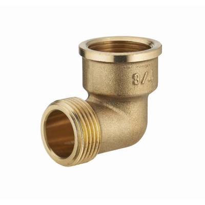 Coude laiton mâle NOYON & THIEBAULT - femelle réduit M1/2' (15x21) - F3/4' (20x27) - 526-2015L1
