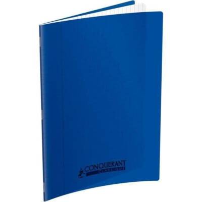 Cahier  A4 140P 90G grands carreaux  PP bleu