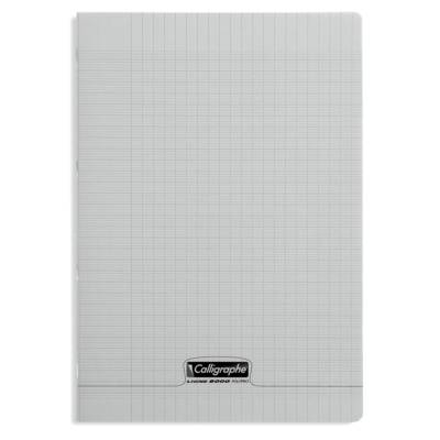 Cahier piqué POLYPRO 21x29,7 cm 96p séyès 90g Gris