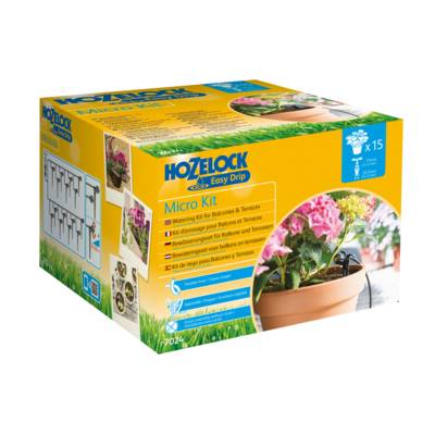 Kit d'arrosage automatique Micro Kit pour 15 jardinières - Gedimat - HOZELOCK