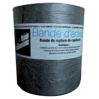 Bande d'arase SOPREMA - rouleau 10m x 0.20m - 11101 - Maxoutil