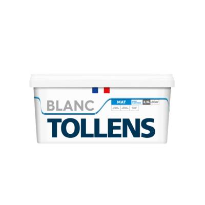 Peinture murs et plafonds blanc mat - Gedimat - TOLLENS