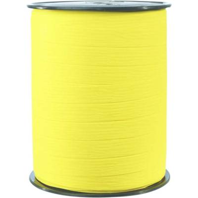 Bolduc bobine mat 250mx10mm jaune citron - CLAIREFONTAINE