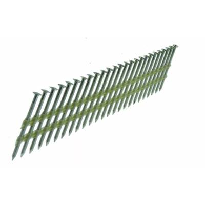 Clou en bande pointe D 34° 2,8 x 55 mm annelé inox A2+2 cartouches de gaz - pack de 2000 pièces - Gedimat - SENCO