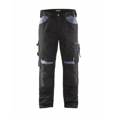 Pantalon artisan BLAKLADER Sans poches flottantes T.38 - NOIR/GRIS CLAIR - 155618609994-38 - BLAKLADER WORKWEAR