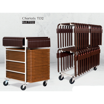 Chariot - Chariot pour Mairietable - RAL 7016 gris anthracite