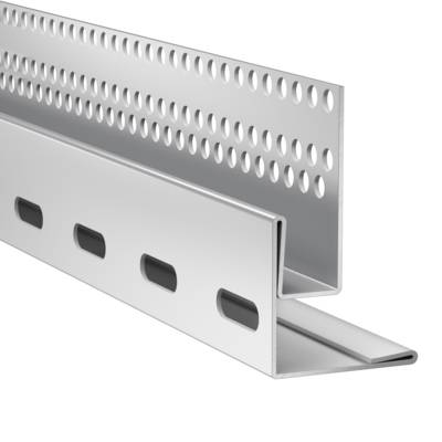 Profil de linteau et de départ pose verticale HARDIE VL PLANK blanc arctique - Gedimat - JAMES HARDIE
