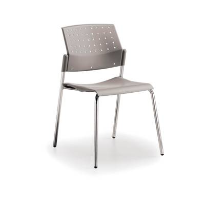 Chaise CINE 4 pieds assise/dossier polypro