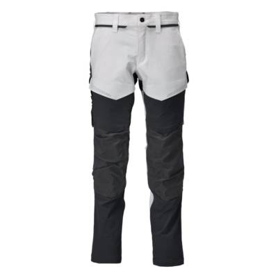 Pantalon avec poches genouillères MASCOT Ultimate - Blanc/gris - Taille 40 - Entrejambe 76 - 22379-311-0689-76C46