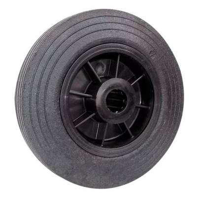 Roue caoutchouc à rouleau polypropylène noir standard - Gedimat - NORAIL